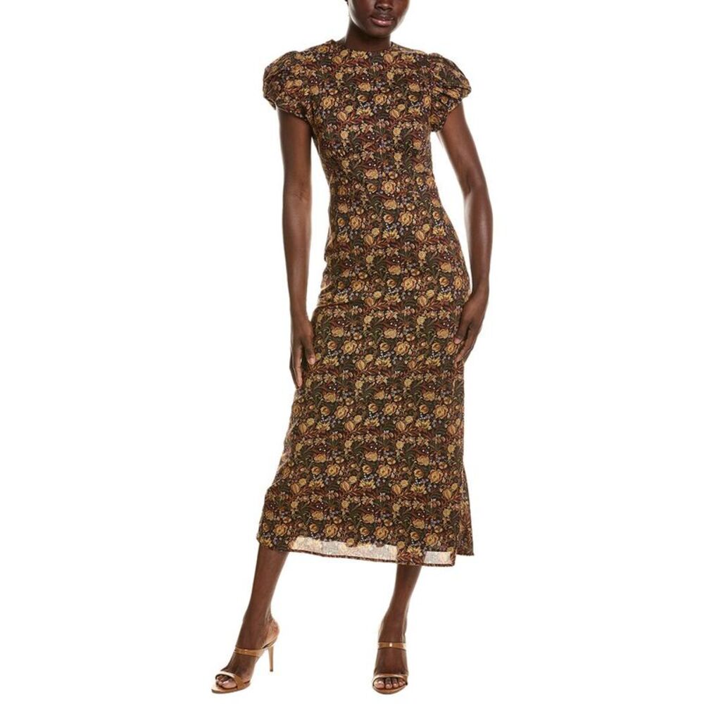 Jl Luxe Womens  Midi Dress, Gold